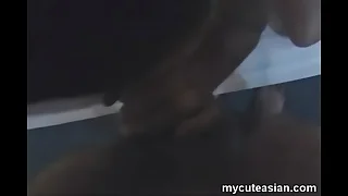 k&period; smile asian girl get cum upon mouth