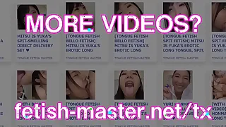 Japanese Asian Tongue Spit Face Nose Licking Sucking Kissing Handjob Fetish - More at fetish-master&period;net